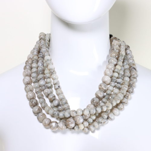 Speckled Beaded Necklace