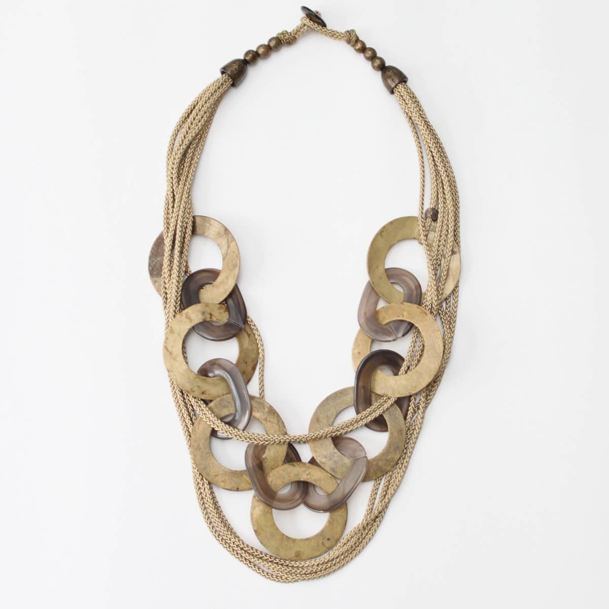 Soft Gold Shell Heidi Necklace - Sistah Sowouls Matter