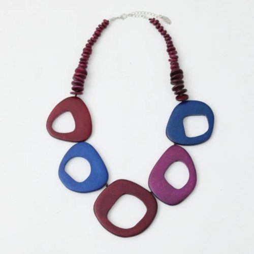 Shades of Purple Roslyn Necklace