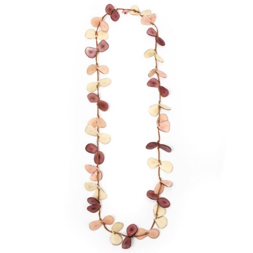 Organic Tagua Jewelry - Tagua Slice Necklace