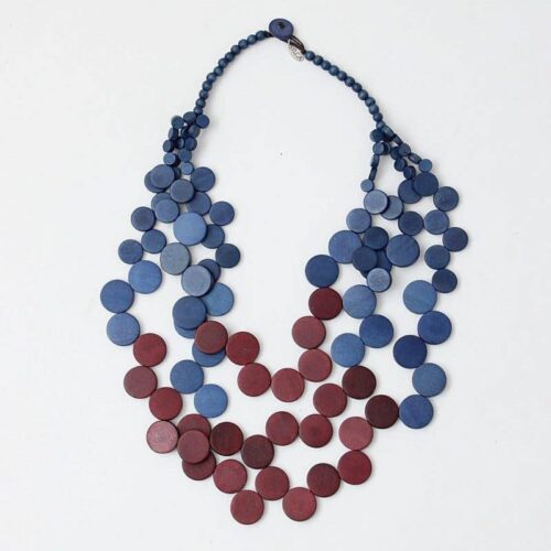 Purple and Blue Lauren Necklace