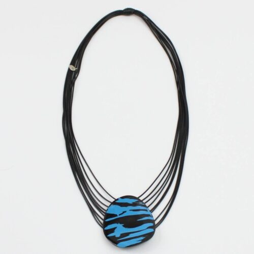 Sydney Pendant Necklace Blue